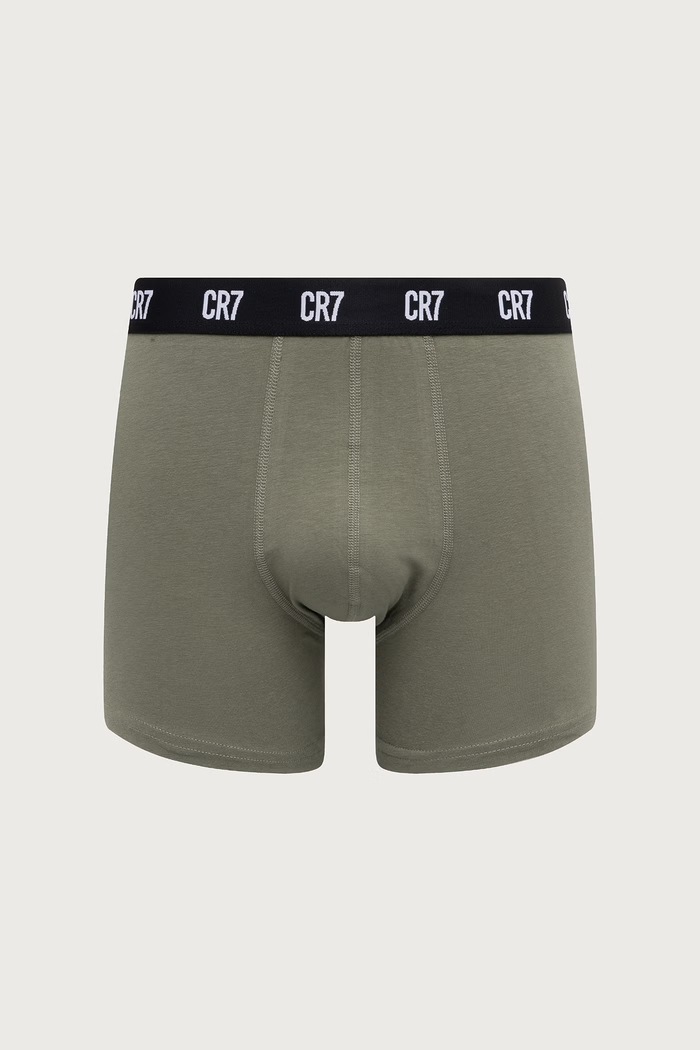 Bokserki dopasowane męskie bawełniane z elastanem 7-pack CR7 Cristiano Ronaldo 8127.4900.2832 granatowy