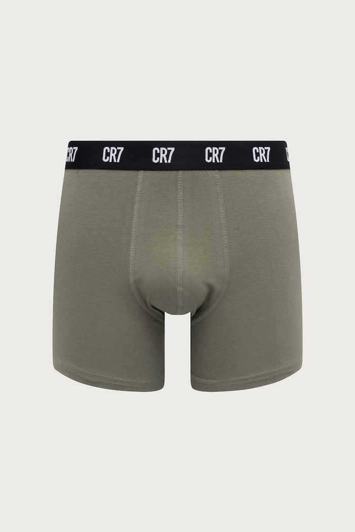 Bokserki dopasowane męskie bawełniane z elastanem 7-pack CR7 Cristiano Ronaldo 8127.4900.2832 granatowy