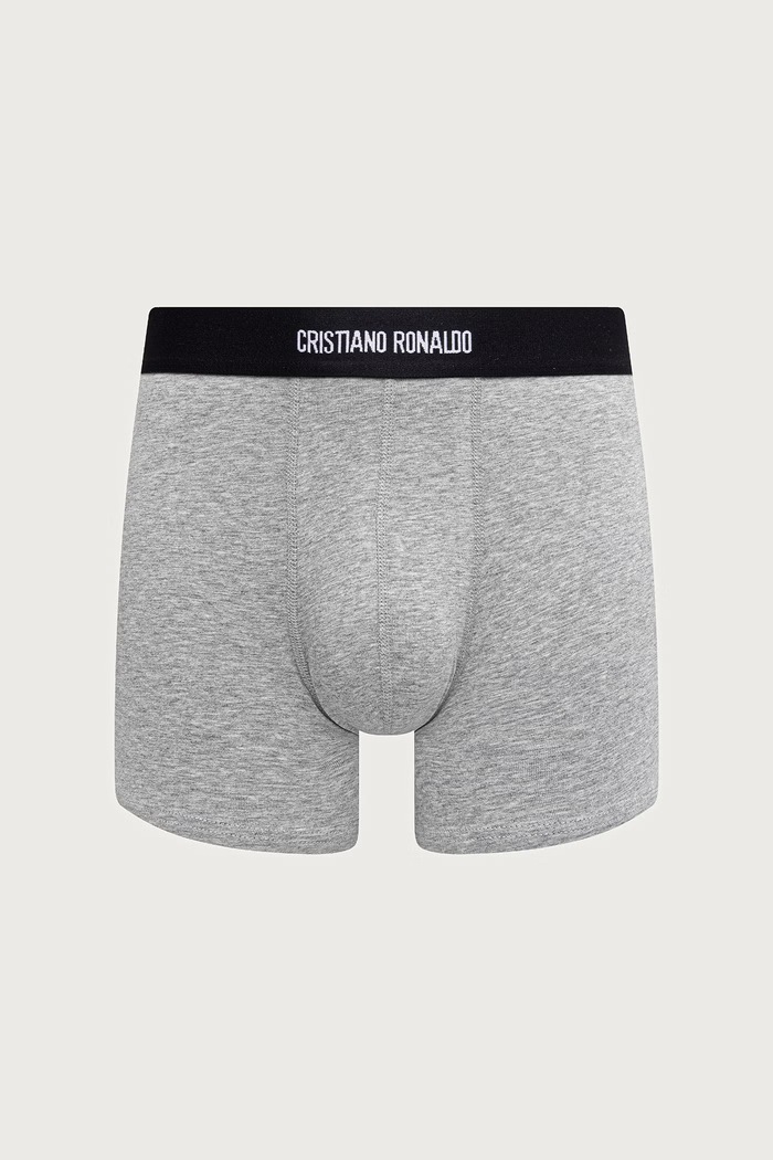 CR7 Cristiano Ronaldo Bokserice za muškarce s pamukom 5-pack 8125.4900.2373 siva AW26