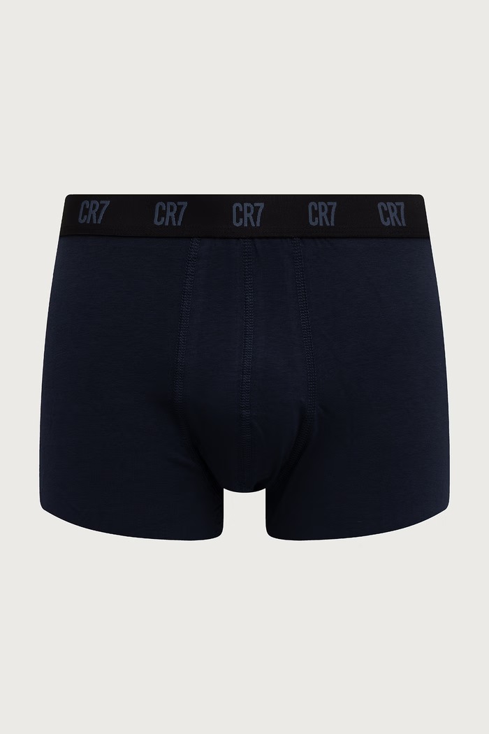 CR7 Cristiano Ronaldo Boxerky pánske bavlnené s elastanom 5-pak 8125.4900.2372 tmavomodrá AW26
