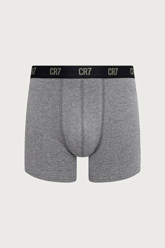 CR7 Cristiano Ronaldo Bokserice za muškarce s pamukom 4-pack 8104.4900.2521 siva AW26