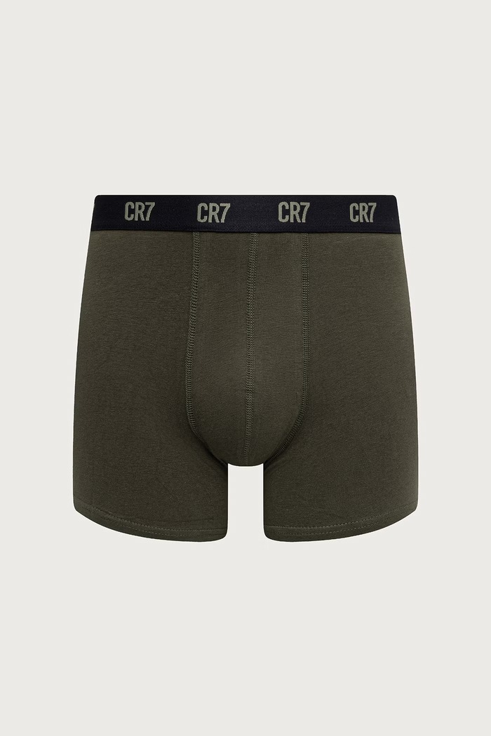 Bokserice za muškarce s pamukom 4-pack CR7 Cristiano Ronaldo siva 8104.4900.2521