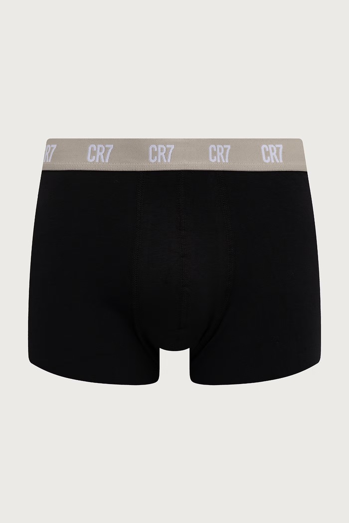 Boxerky pánske bavlnené s elastanom 3-pak CR7 Cristiano Ronaldo 8100.4900.2818 čierna