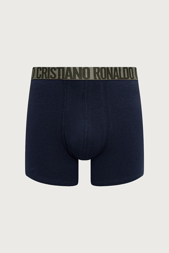 Bokserice za muškarce s pamukom 3-pack CR7 Cristiano Ronaldo 8100.4900.2817 zelena