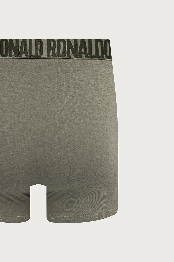 Bokserice za muškarce s pamukom 3-pack CR7 Cristiano Ronaldo zelena 8100.4900.2817