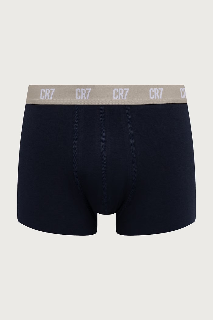Boxerky pánske bavlnené s elastanom 3-pak CR7 Cristiano Ronaldo 8100.4900.2815 tmavomodrá