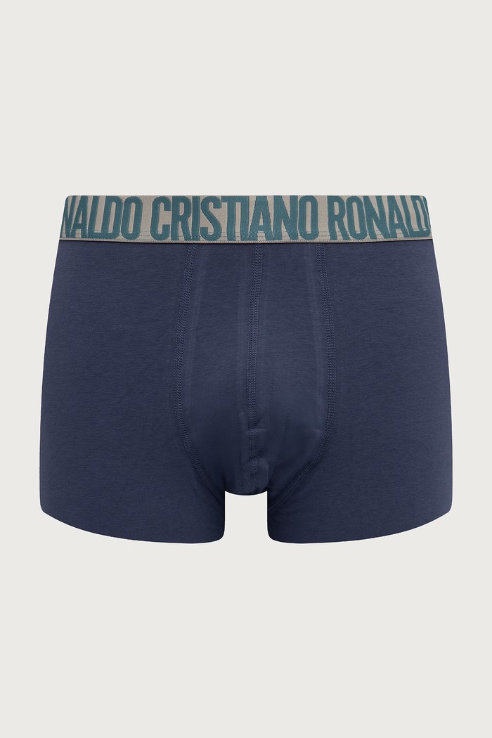 CR7 Cristiano Ronaldo Boxerky pánske bavlnené s elastanom 3-pak 8100.4900.2814 zelená AW26