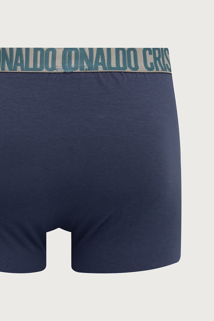 Boxerky pánske bavlnené s elastanom 3-pak CR7 Cristiano Ronaldo zelená 8100.4900.2814