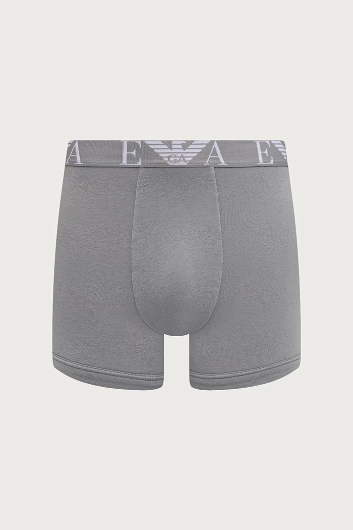 Odzież Emporio Armani Underwear Bokserki dopasowane męskie bawełniane z elastanem 5-pack EM003793.AF25048 czarny