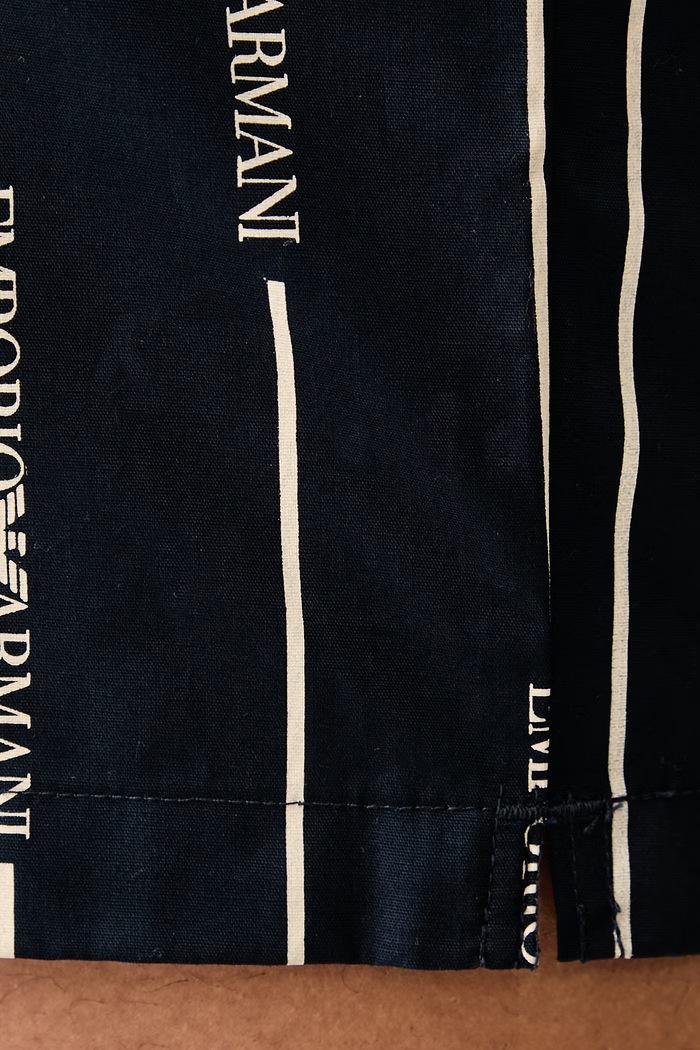 Bokserki luźne męskie bawełniane Emporio Armani Underwear EM000366.AF25043 granatowy
