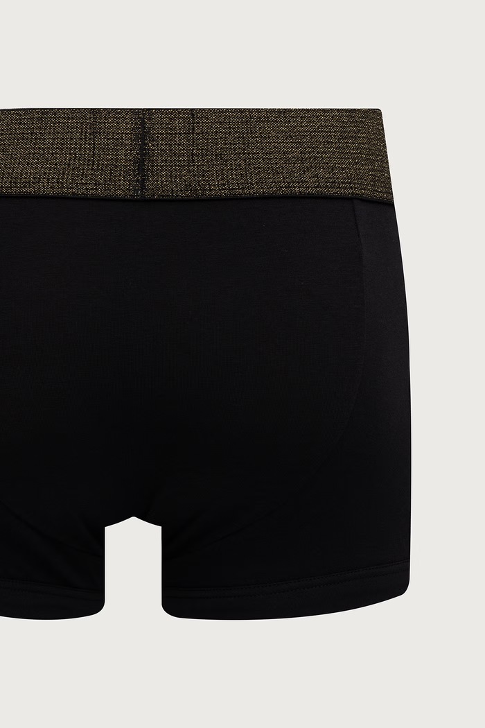 Bokserki męskie bawełniane z elastanem 2-pack Emporio Armani Underwear EM000253.AF25054 czarny