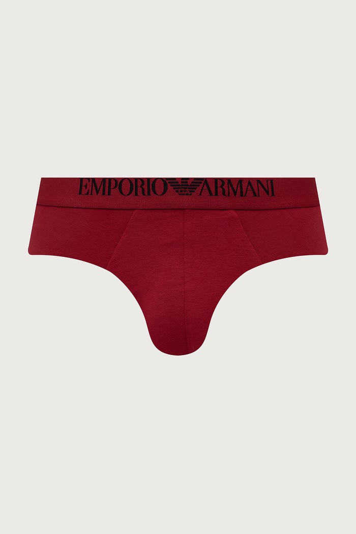 Emporio Armani Underwear Slipy męskie bawełniane z elastanem 2-pack EM000251.AF25038 czarny AW26
