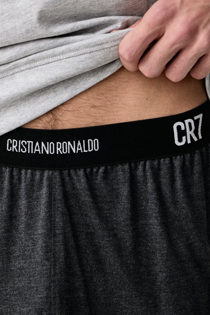 CR7 Cristiano Ronaldo Πυτζάμες δύο τεμαχίων ανδρικές με βαμβάκι 8730.42.2604