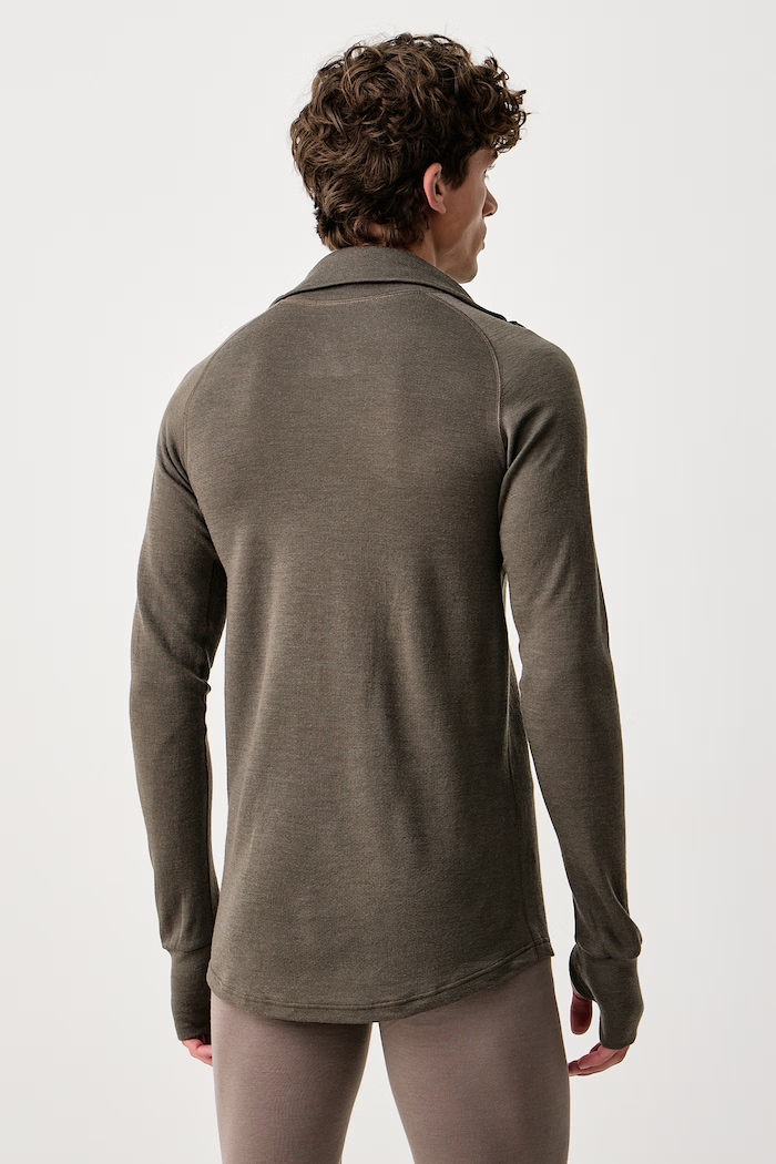 Devold Bluza funkcyjna męska wełniana Expedition Merino PDGO.155.240.A brązowy AW26