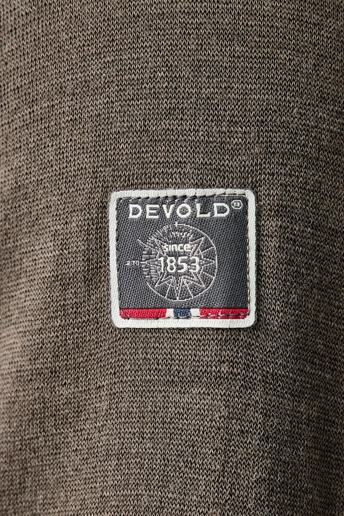 Bluza funkcyjna męska wełniana Expedition Merino Devold PDGO.155.240.A brązowy
