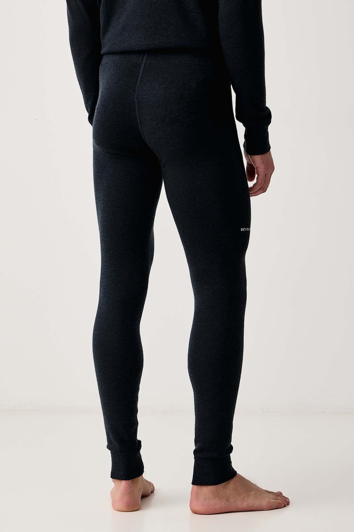 Odzież Devold Legginsy termoaktywne męskie wełniane Signature Merino PDGO.337.100.A granatowy