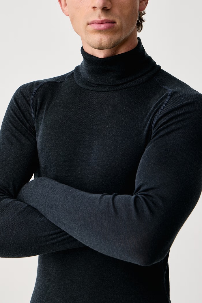 Odzież Devold Longsleeve funkcyjny męski bawełniany Adventure Merino PDGO.245.230.A granatowy