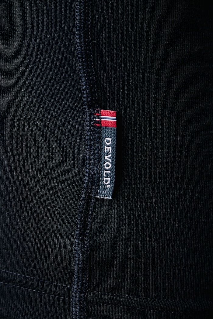 Longsleeve funkcyjny męski bawełniany Adventure Merino Devold PDGO.245.230.A granatowy
