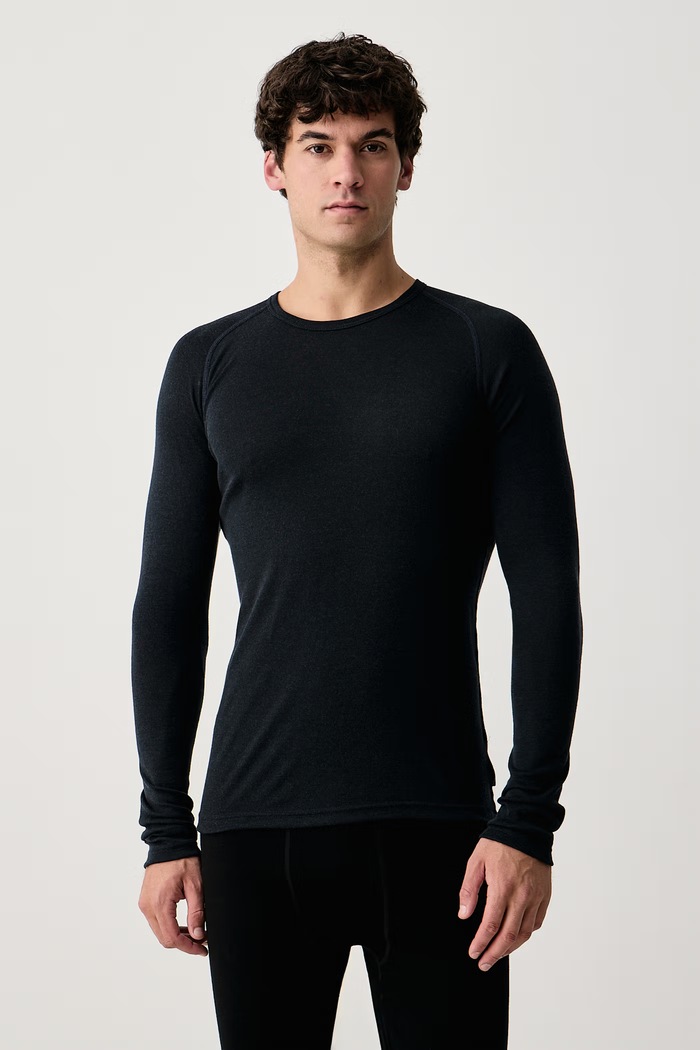 Devold Longsleeve termoaktywny męski z wełny merino Adventure Merino granatowy PDGO.245.221.B