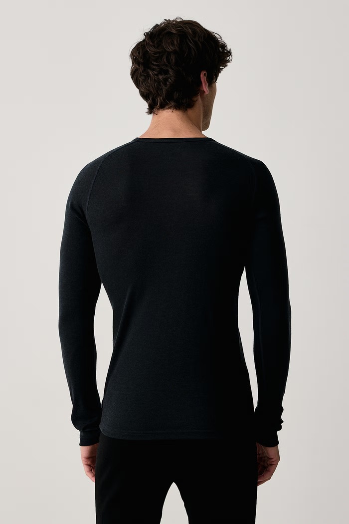 Devold Longsleeve termoaktywny męski z wełny merino Adventure Merino PDGO.245.221.B granatowy AW26