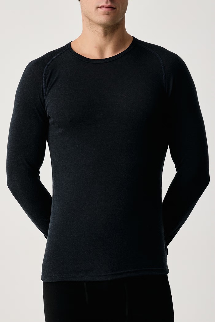 Odzież Devold Longsleeve termoaktywny męski z wełny merino Adventure Merino PDGO.245.221.B granatowy