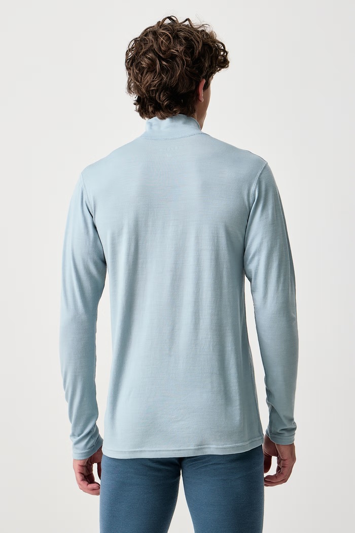 Devold Longsleeve funkcyjny męski wełniany Breeze Plus Merino PDGO.183.240.B niebieski AW26