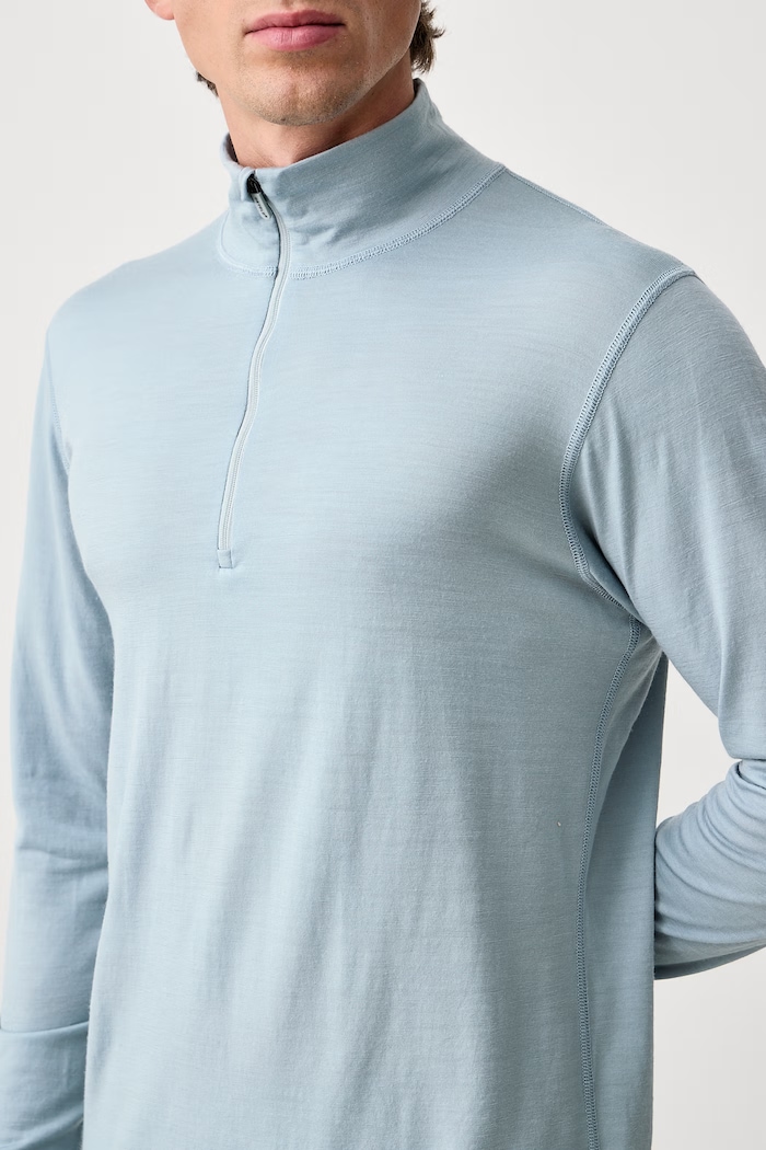 Odzież Devold Longsleeve funkcyjny męski wełniany Breeze Plus Merino PDGO.183.240.B niebieski