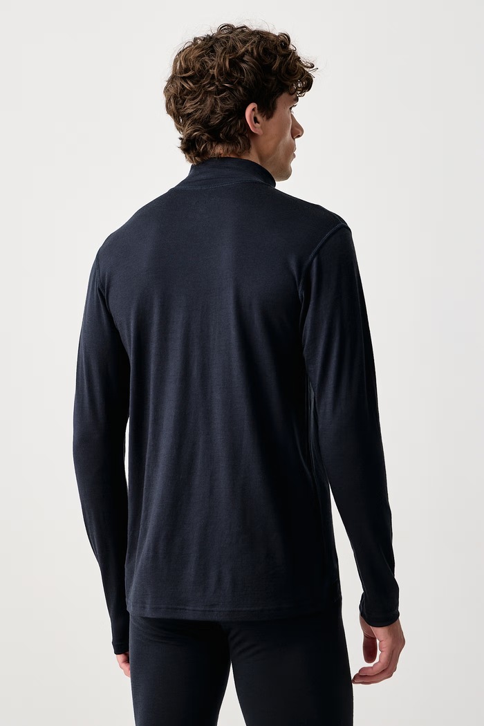 Devold Longsleeve funkcyjny męski wełniany Breeze Plus Merino PDGO.183.240.B granatowy AW26