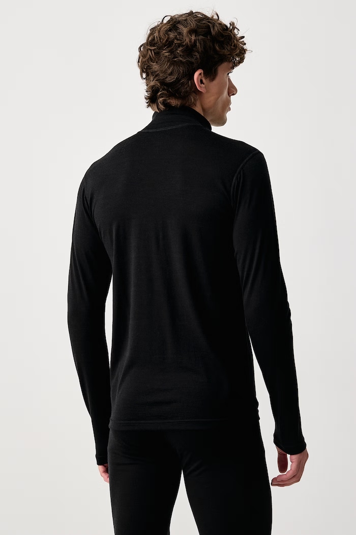Devold Longsleeve funkcyjny męski wełniany Breeze Merino PDGO.180.245.A czarny AW26