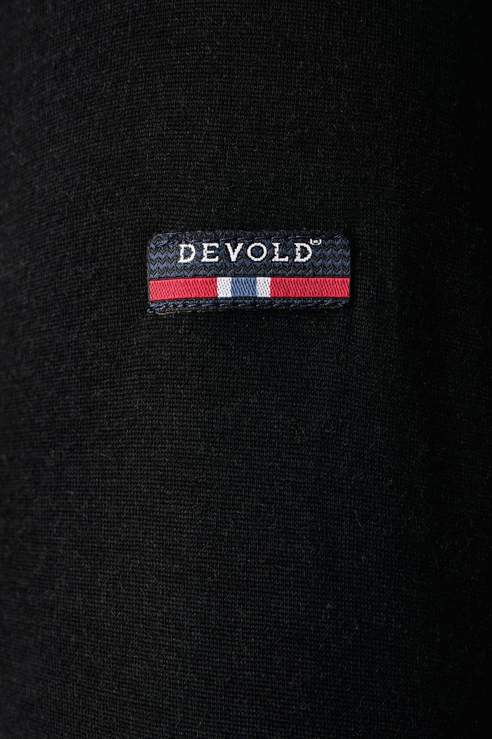 Longsleeve funkcyjny męski wełniany Breeze Merino Devold PDGO.180.245.A czarny