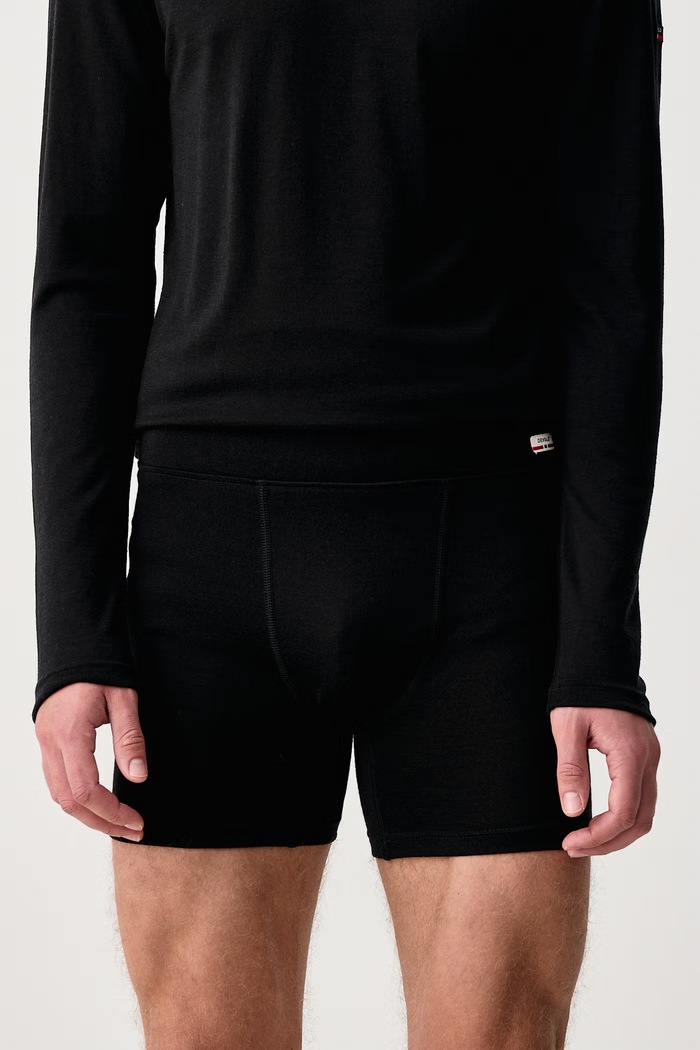 Devold Longsleeve funkcyjny męski wełniany Breeze Merino czarny PDGO.180.221.A