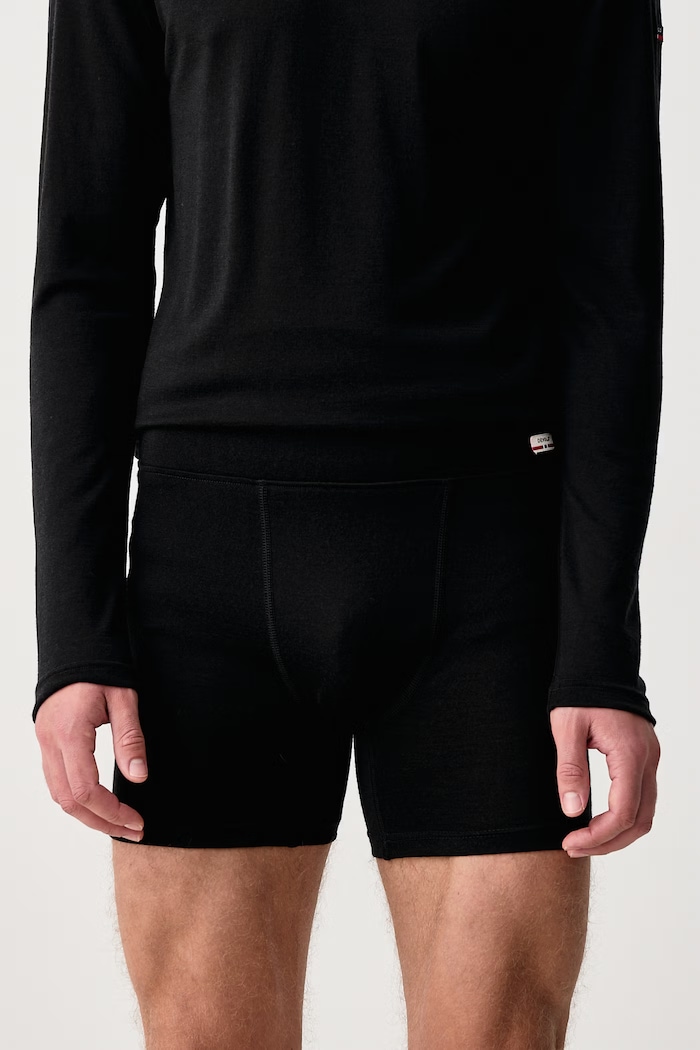Devold Longsleeve funkcyjny męski wełniany Breeze Merino czarny PDGO.180.221.A