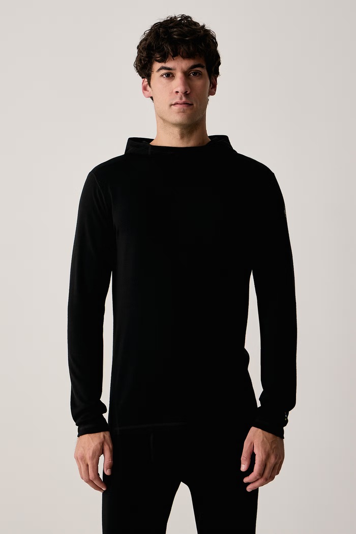 Smartwool Longsleeve termoaktywny męski z wełny merino czarny SW0163600011
