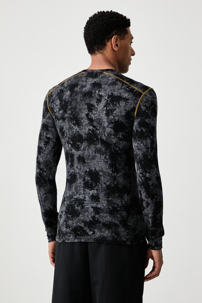 Smartwool Longsleeve funkcyjny męski z wełny merino SW016350R381 czarny AW26