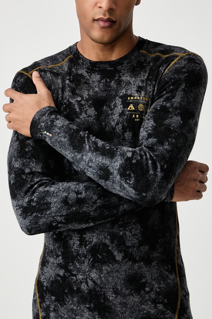 Odzież Smartwool Longsleeve funkcyjny męski z wełny merino SW016350R381 czarny