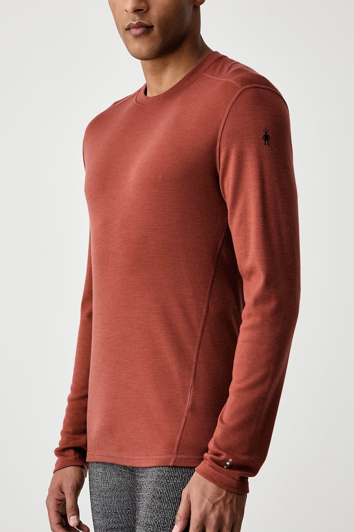 Odzież Smartwool Longsleeve funkcyjny damski z wełny merino SW016350Q581 brązowy