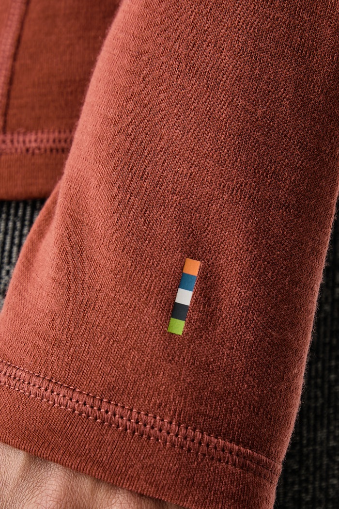 Longsleeve funkcyjny damski z wełny merino Smartwool SW016350Q581 brązowy