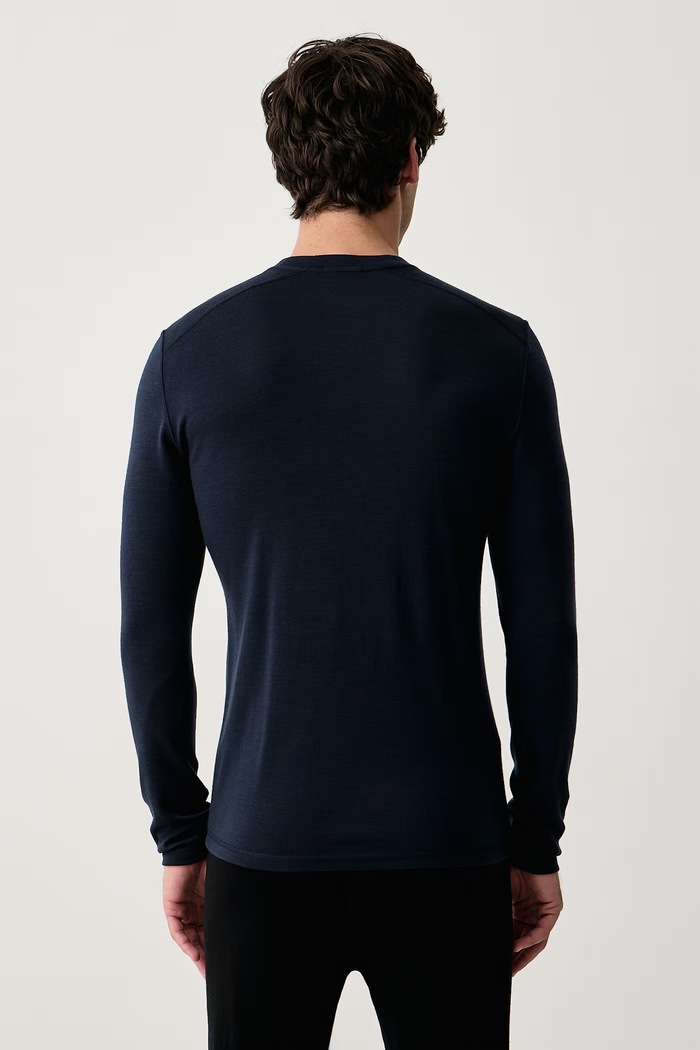 Smartwool Longsleeve termoaktywny męski z wełny merino SW0163500921 granatowy AW26
