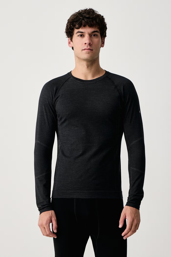 Smartwool Longsleeve termoaktywny męski z wełną merino czarny SW0028680011