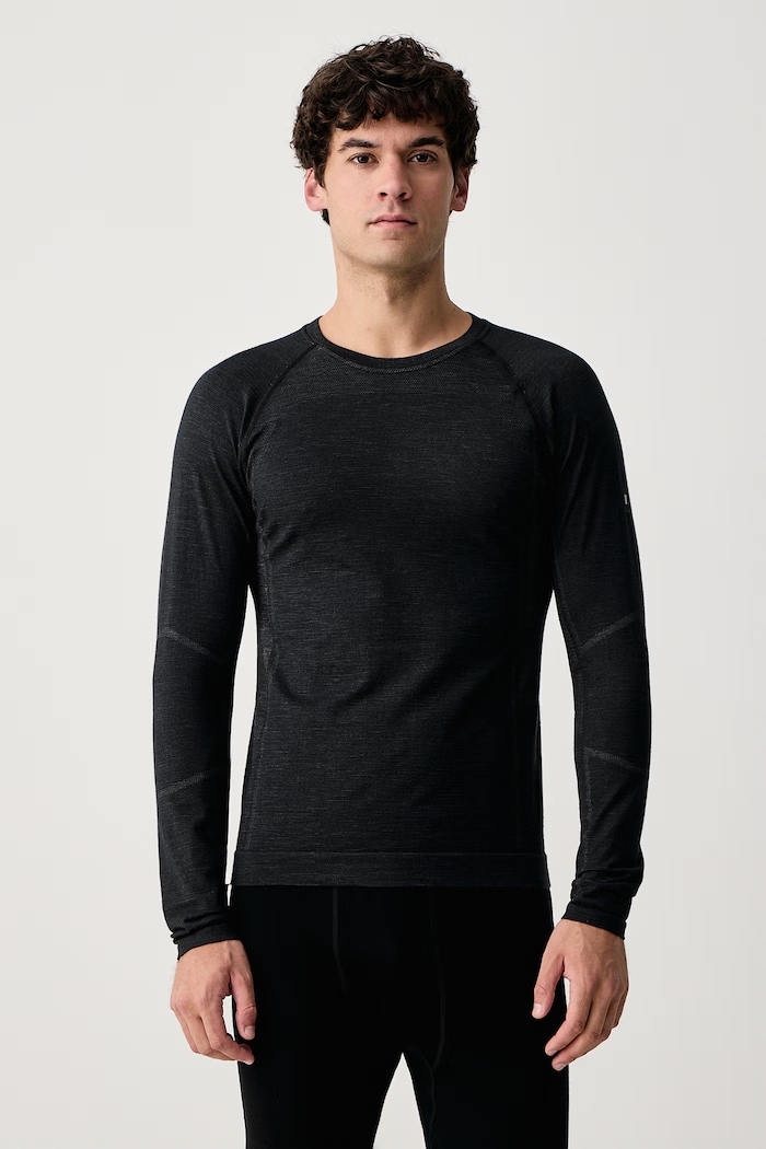 Smartwool Longsleeve termoaktywny męski z wełną merino czarny SW0028680011
