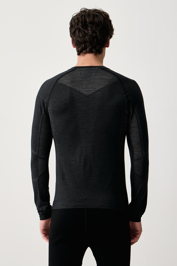 Smartwool Longsleeve termoaktywny męski z wełną merino SW0028680011 czarny AW26
