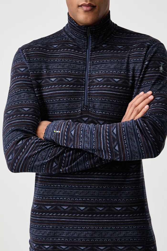 Odzież Smartwool Longsleeve funkcyjny męski z wełny merino SW002822R161 granatowy