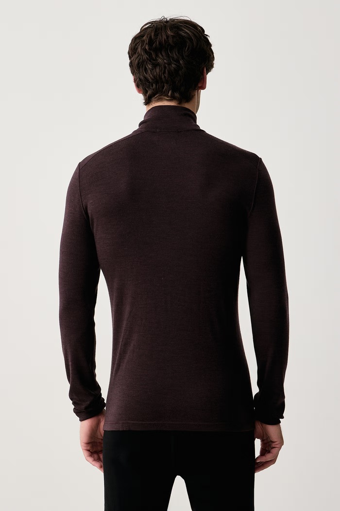 Smartwool Longsleeve termoaktywny męski z wełny merino SW002822P851 brązowy AW26