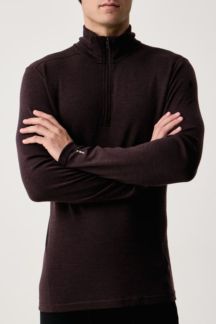 Odzież Smartwool Longsleeve termoaktywny męski z wełny merino SW002822P851 brązowy