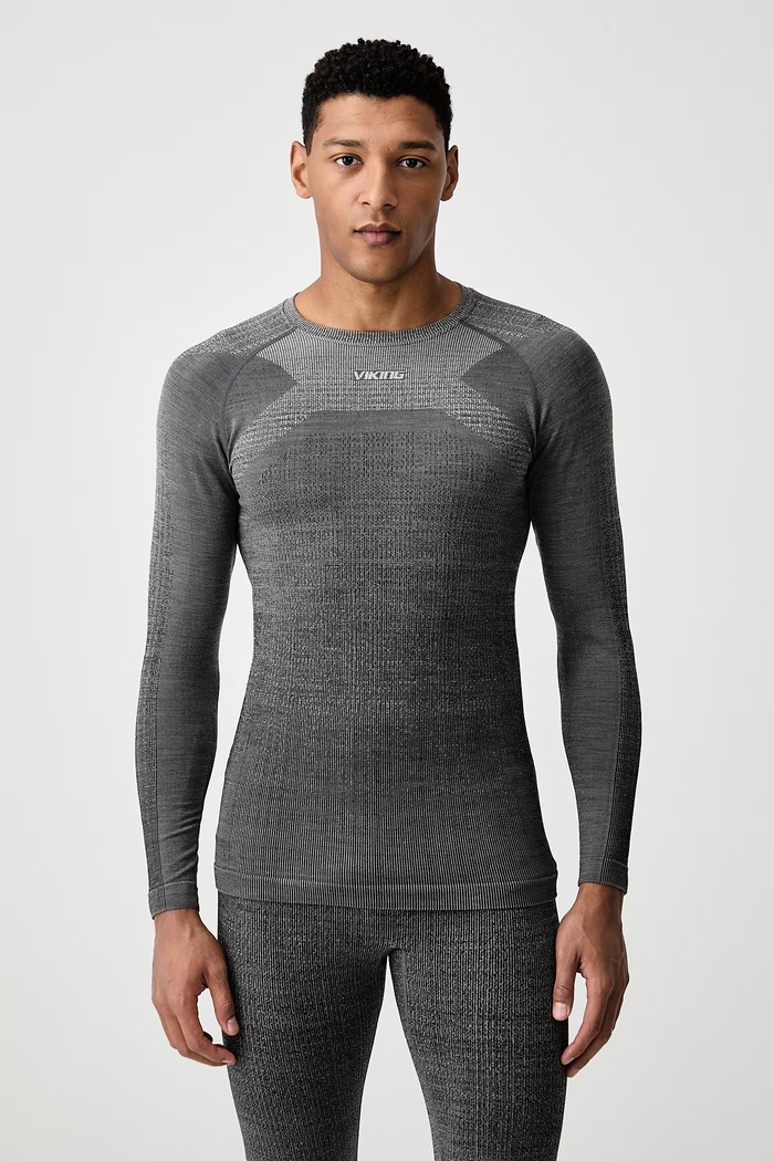 Odzież Viking Kombinezon funkcyjny męski z dodatkiem merino Altis Set Merino 500.28.5642 czarny