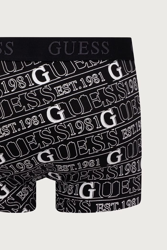 Guess Прилепнали боксерки мъжки от памук с еластан 5 броя U6BG20.K6962