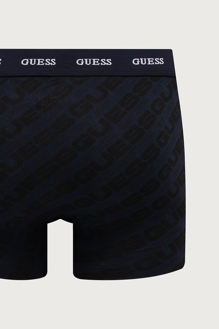 Guess Priliehavé boxerky pánske bavlnené s elastanom JOE 3-pak U6BG13.K5393