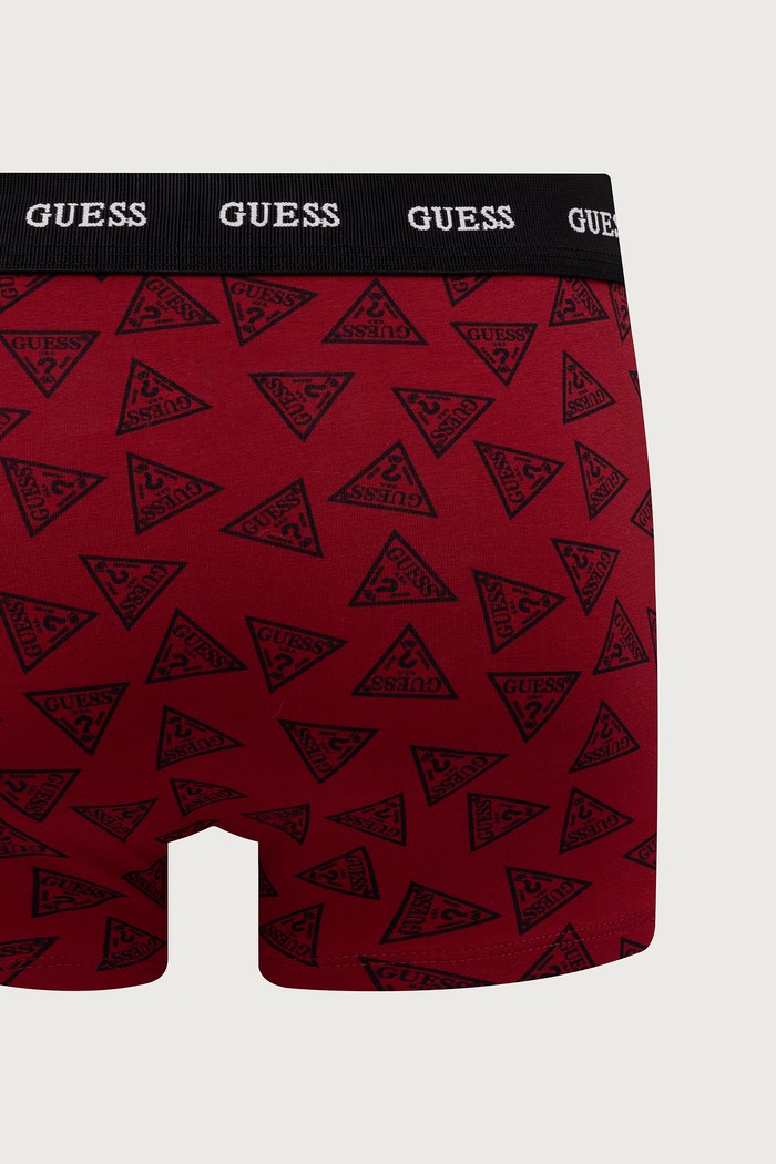 Guess Bokserki dopasowane męskie bawełniane z elastanem JOE 3-pack U6BG11.K5391