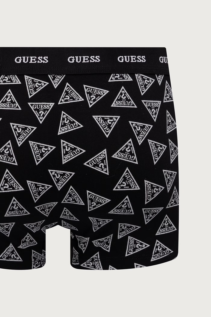 Guess Bokserki dopasowane męskie bawełniane z elastanem JOE 3-pack U6BG11.K5391