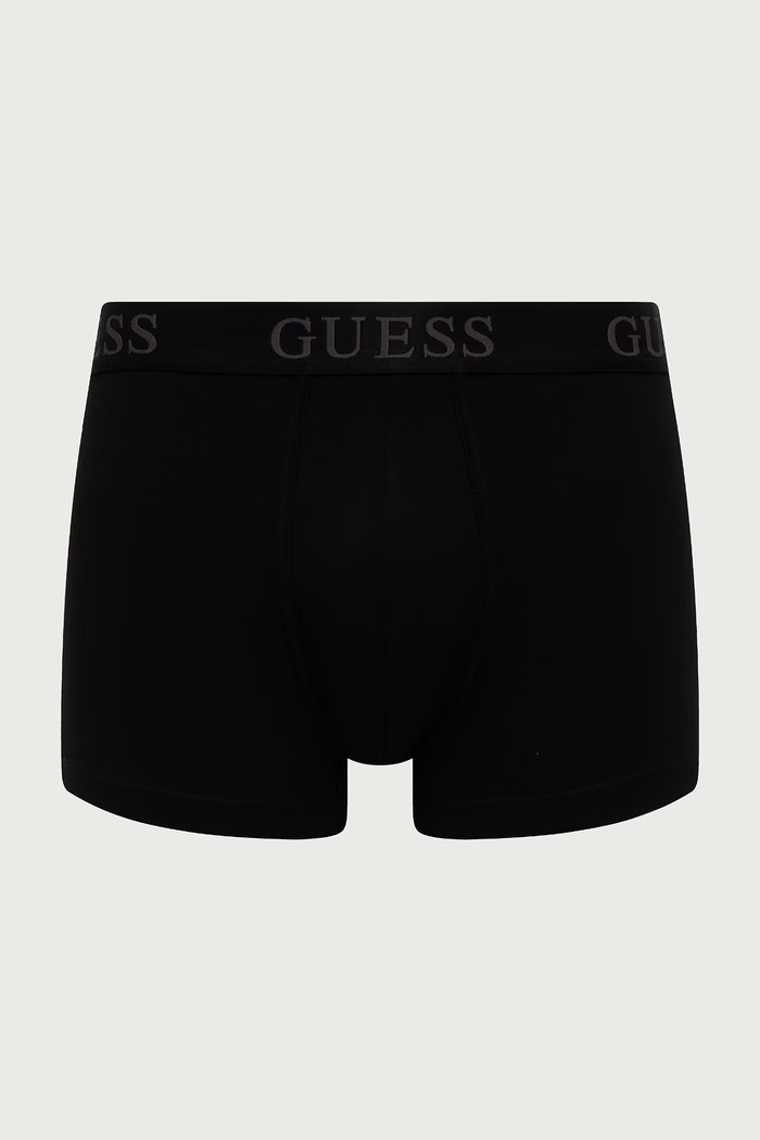 Odzież Guess Bokserki męskie bawełniane z elastanem JOE 3-pack U6BG08.K5375 czarny